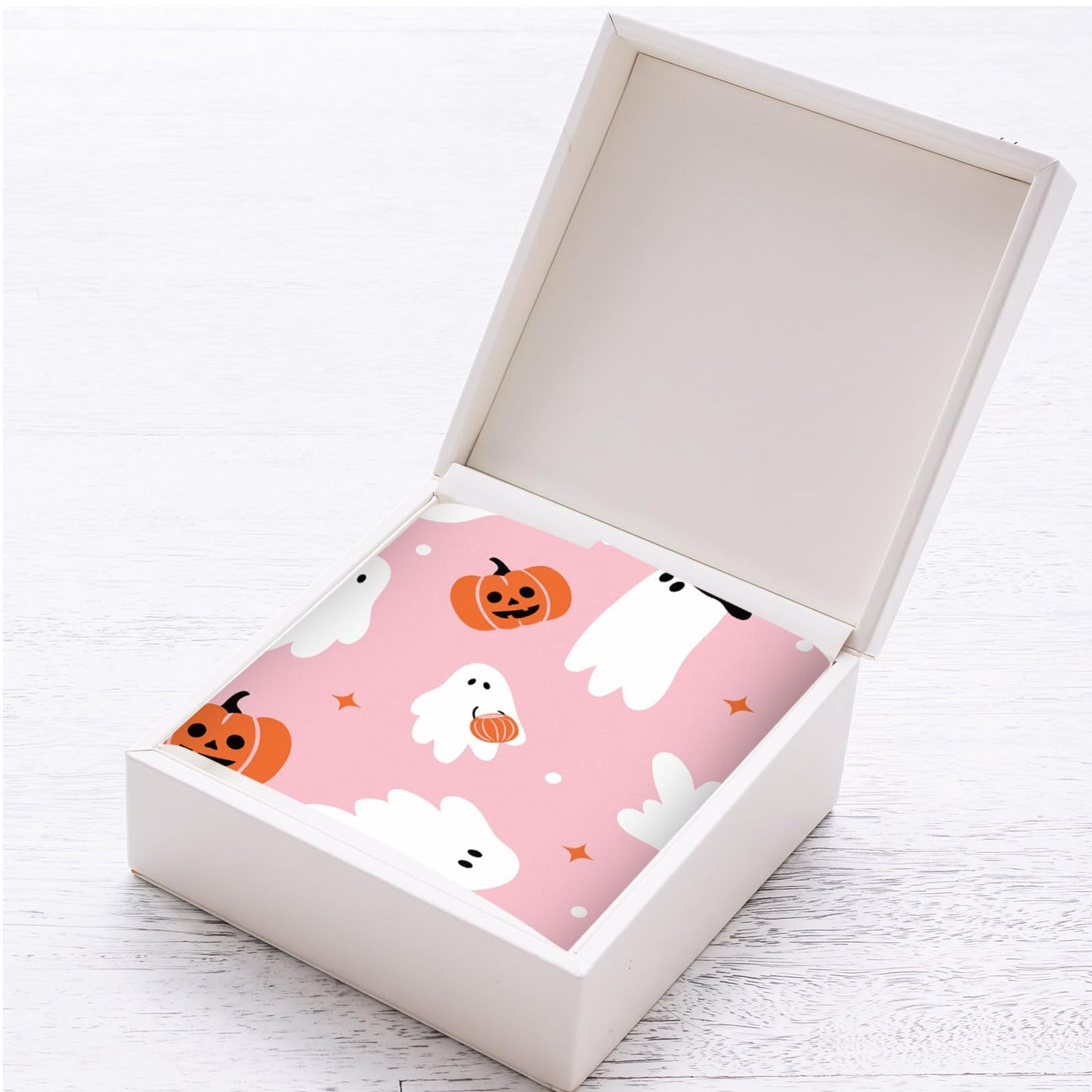 Whaline 105 Sheets Halloween Tissue Papers 7 Designs Pink Orange Black Wrapping Paper Ghost Pumpkin Spider Web Decorative Art Paper for DIY Crafts, 14 x 20 Inch