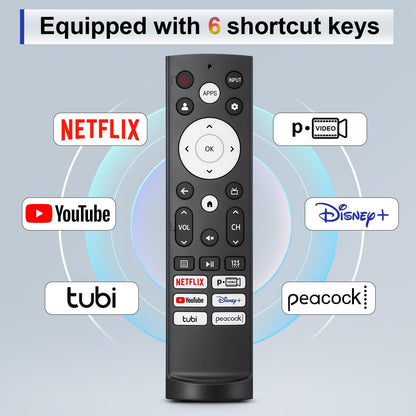 Voice Remote Replacement for TCL Android Smart TVs,RC813 with Google Voice Function