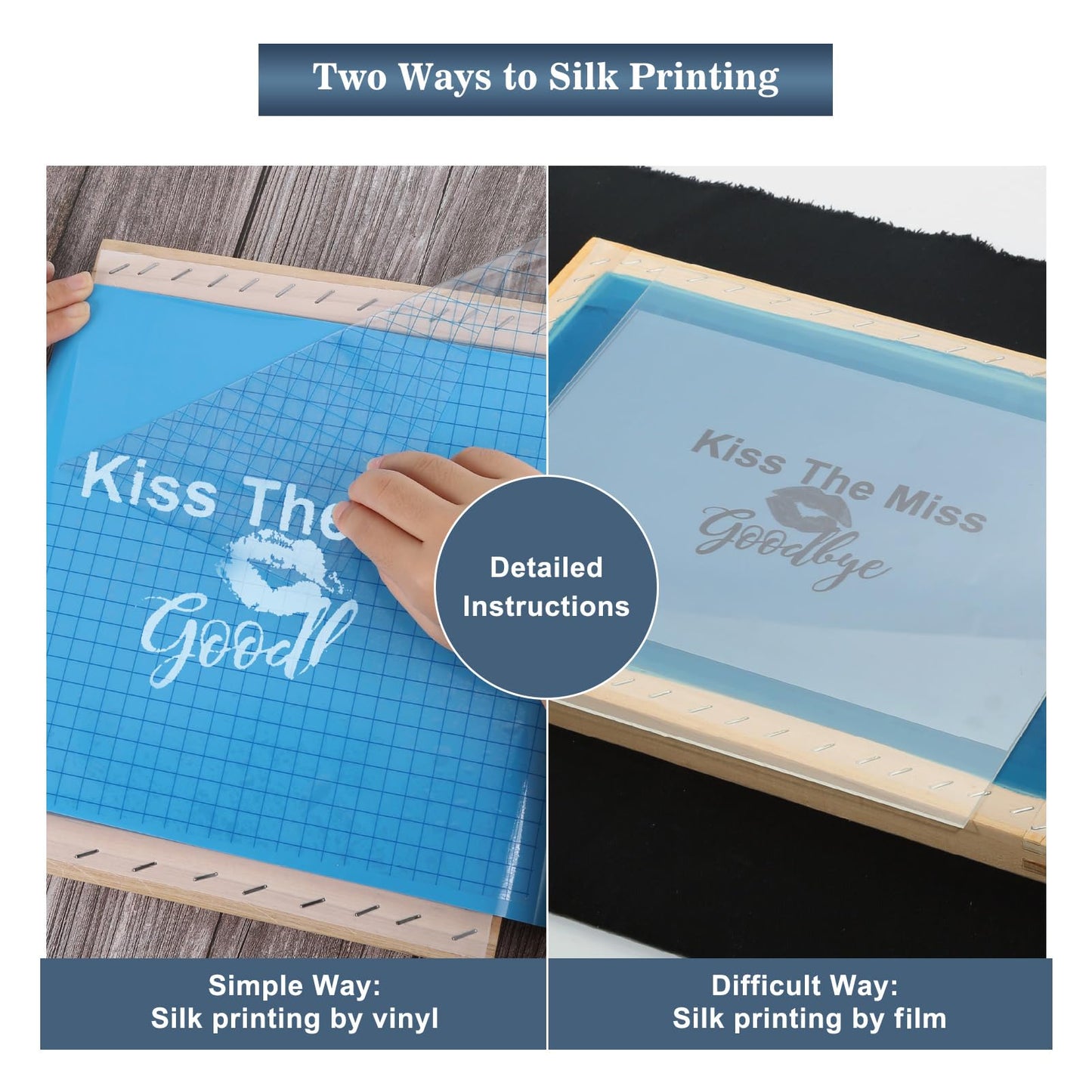 Pllieay 73 Pieces Screen Printing Kits, All-in-One Silk Screen Printing Kit, Screen Print Supplies Includes UV LED Exposure Screen Printing Light