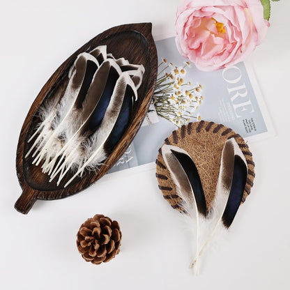 FeelfunFeather 240pcs Duck Feathers 4-6 inch Natural Feather Bulk for Craft Wedding Home Party Costumes Decoration