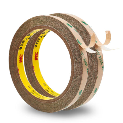 3M Double Sided Tape 300LSE 0.39" x 36Ft Clear Heavy Duty Adhesive Tape for Electronics, Laptop & Phone Repairs, Arts, Crafts, Leather Work, Card Making – 2 Pack