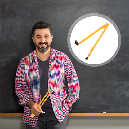 Demonstration Compass Plastic Whiteboard Compass Drawing Math Geometry Tool Large Circle on Teacher for School Classroom Drafting Woodworking Teaching Compass