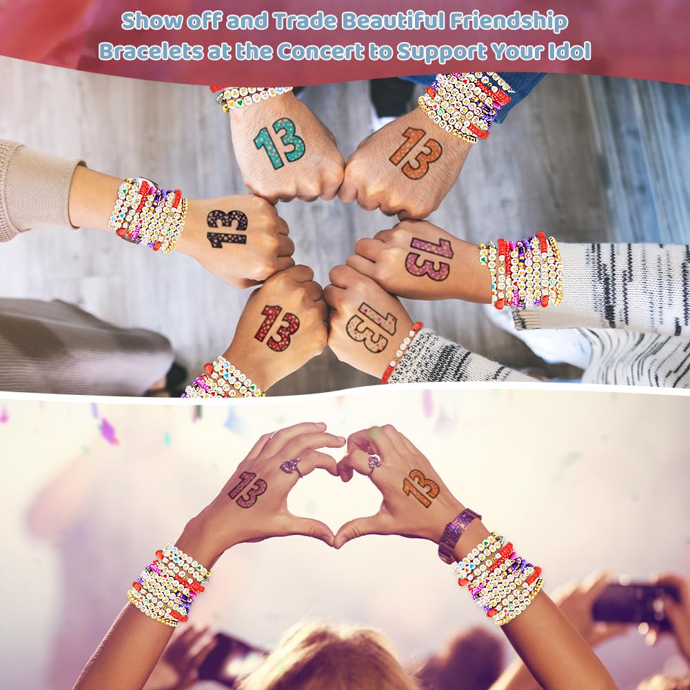 Goldwise Friendship Bracelet Kit, 16000 pcs with Seed Beads (2/3/4mm), Clay Beads, 7 Styles Letter Beads (A-Z), Variety of Charms, DIY Jewelry Making Crafts