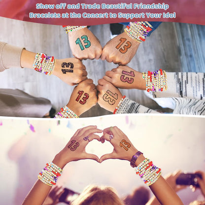 Goldwise Friendship Bracelet Kit, 16000 pcs with Seed Beads (2/3/4mm), Clay Beads, 7 Styles Letter Beads (A-Z), Variety of Charms, DIY Jewelry Making Crafts