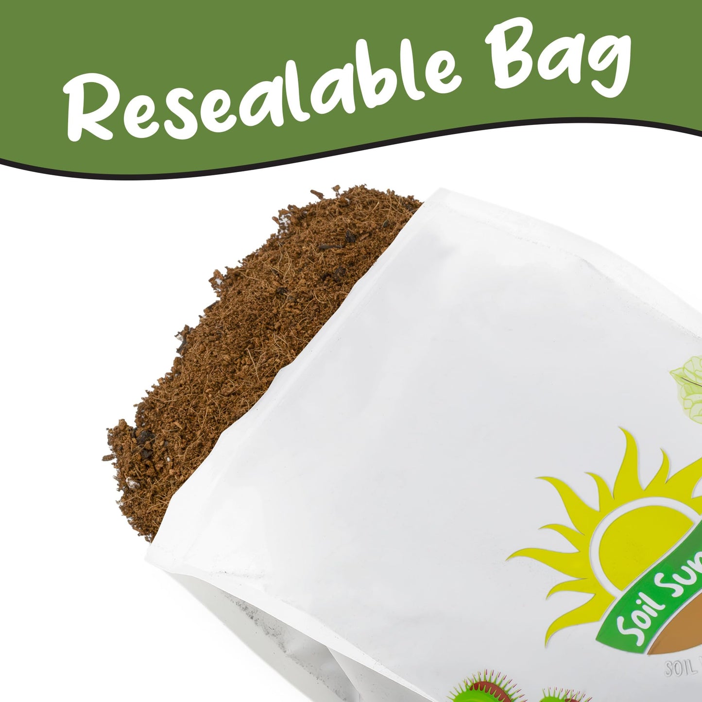 Soil Sunrise Terrarium Potting Soil Mix (4 Quarts) w/Blended Filtering Charcoal Custom Made for Terrariums