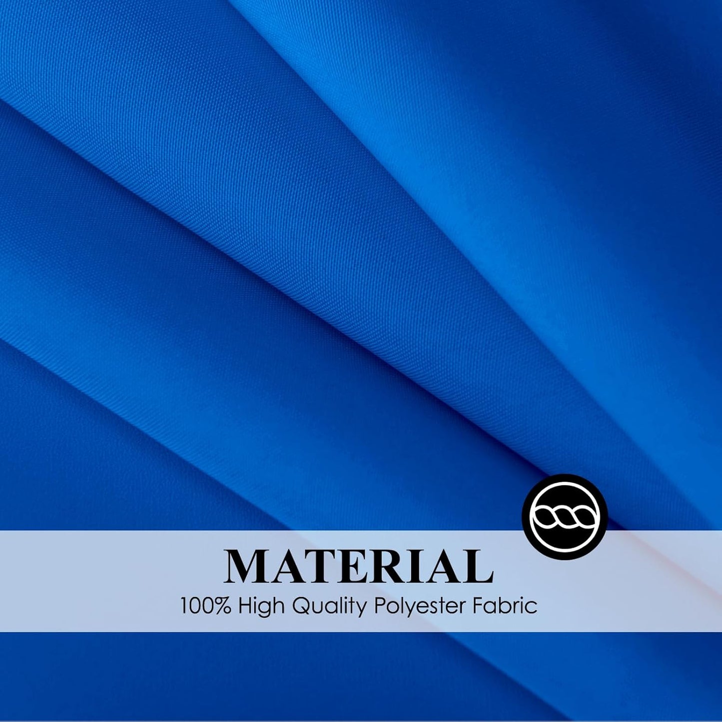60x120 Inch 6 Pack 6ft 8ft Rectangle Tablecloths Royal Blue Tablecloth for Washable Decorative Linen Polyester Table