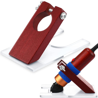 Chumia Shearing Guide for Carpet Trimmer Rug Trimmer Guide Solid Wood Acrylic Rug Tufting Supplies to Keep Your Carpet Surface Uniform