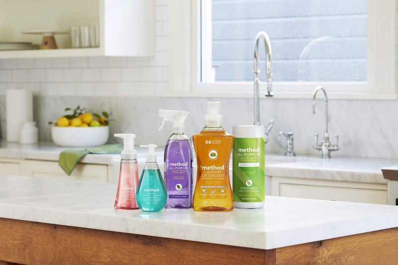 Method Antibacterial Toilet Bowl Cleaner, Spearmint, Kills 99.9% of Household Germs, 24 Fl Oz (Pack of 6)