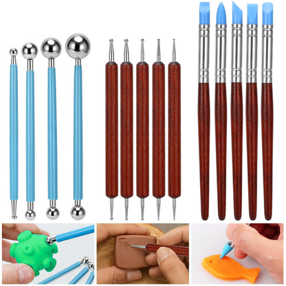 Blisstime 42pcs Pottery Tools, Clay Tools, Sculpting Tools, Pottery Kit, Air Dry Clay Tools, Pottery Clay Kit for Pottery Wheel, DIY Arts and Crafts