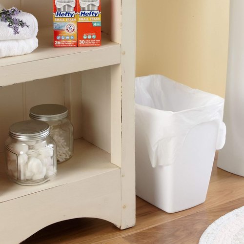Hefty Small Garbage Bags - Flap Tie Design with Tropical Paradise Scent | 4 Gallon, 26 Count