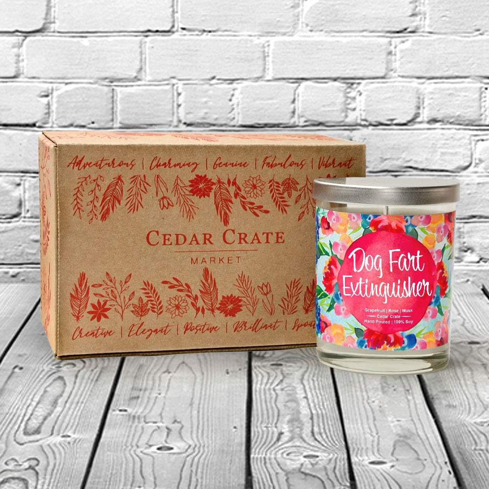Dog Fart Extinguisher, Funny Scented Candles, Dog Mom Gifts, Gag Gift for Dog Lovers