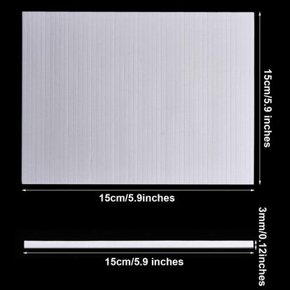 Outus 20 Sheets Foam Strips 1000 Pcs Double Sided Adhesive Foam Tape 3D Craft Tape for DIY Handmade Mini Stickers for Art Crafts Scrapbooking Card Making Office Supplies, 5.91 x 0.12 Inches