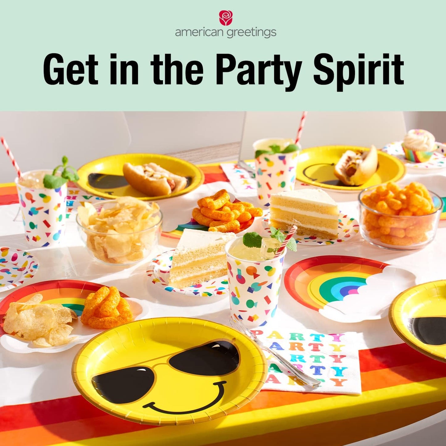 American Greetings 50-Count Lunch Napkins - 6.5 in. x 6.5 in. Pumpkin Halloween Party Supplies