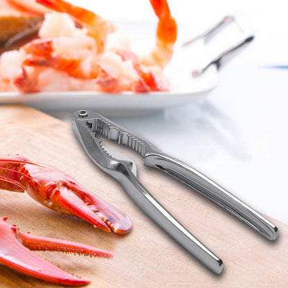 5.7 Inch 1.5 Inch 1 Restaurantware Met Lux x Lobster Cracker Single Jaw Crab Leg Cracker - Ergonomic Corrosion