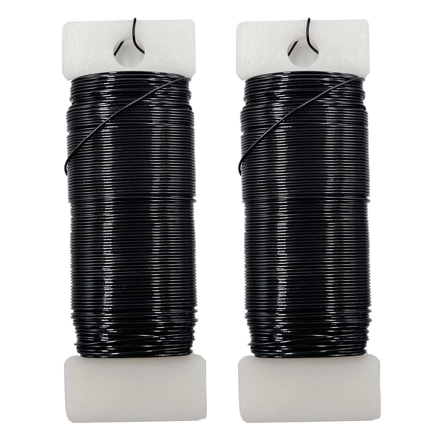 Honigo 26 Gauge Black Metal Floral Wire, 76 Yards/70 Meters,for Christmas Wreaths,Tree Decoration,Flower Arrangement,Craft Wire,Flower Wire,Garden Wires,Flowers Bouquet Accessories,Jewelry Wires DIY