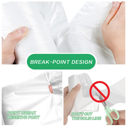 Small Trash Bags 3 Gallon, 108 Count Garbage Bags Bathroom Mini Trash Can Liners, fit 10-13 Liter Clear