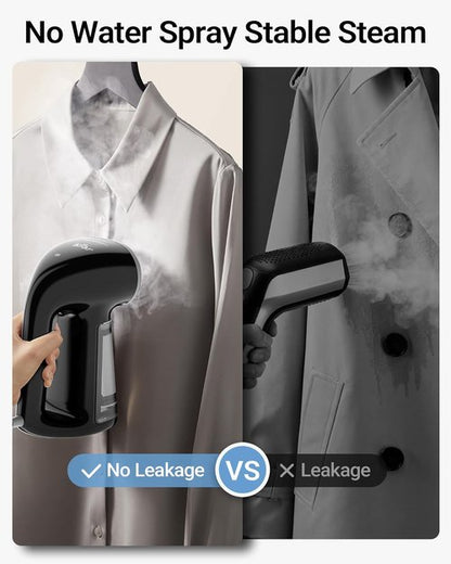 Bear Steamer Handheld Garment Steamer - 1500W Fast Heat-Up Fabric Wrinkle Remover | 240ml Tank, Portable for Home & Travel