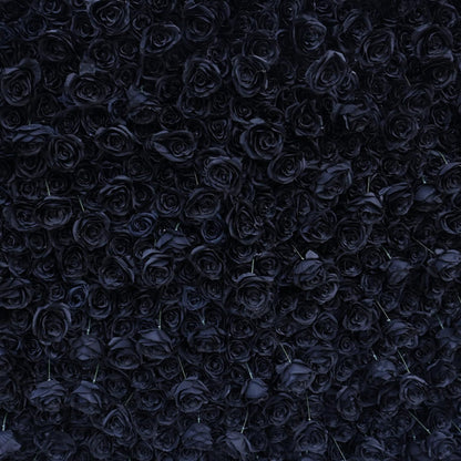 ERoomQ Rose Flower Wall Backdrop - Artificial Flower Wall Panels Faux Roses Hanging Floral Backdrop for Flowers Panel Decor Party Wedding Bridal Shower Baby Shower,3M*3M