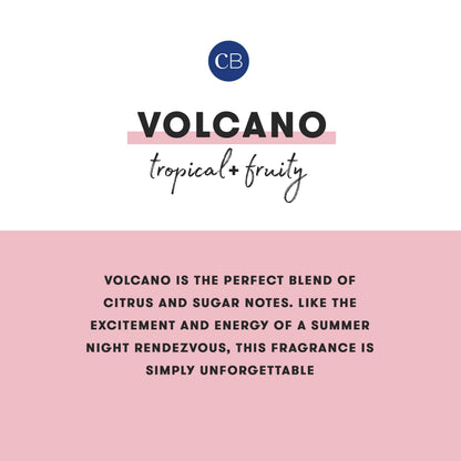 Capri Blue Volcano Scented Candles - Luxury Glass Jar Candles for Home Scented with Tropical Fruit & Sugared Citrus - Soy Wax Blend - Capri Blue Volcano - White Color (19 oz)