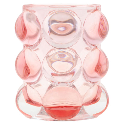 Karma, Lucia Hobnail Votive, Tea Lights Candle Holder, Glass Votive Candle Holders for Table Decorations, Baby Shower, Birthday Party, Weddings and Home Decor, Blush
