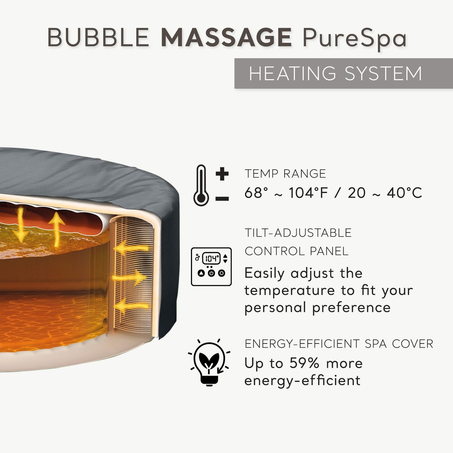 Intex PureSpa 6 Person Bubble Massage Inflatable Hot Tub Spa Set, Sahara Tan - Portable Outdoor Spa Plus Water Heater Pump, Foam Cover, Dispenser Ball