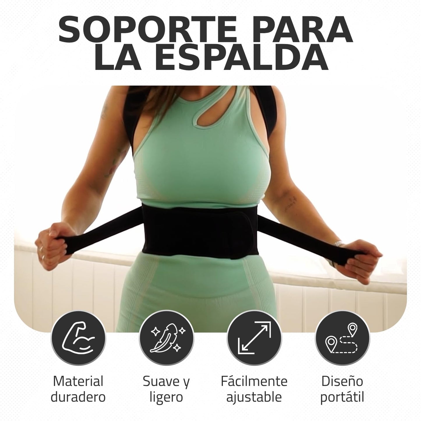 Roar® Hunchback Corrector, Posture Fixer, Shoulder Brace for Alignment, Adjustable Spine Support, Straight Back Trainer, Neck Corrector, Posture Vest, Luxe Posture Solution (S)