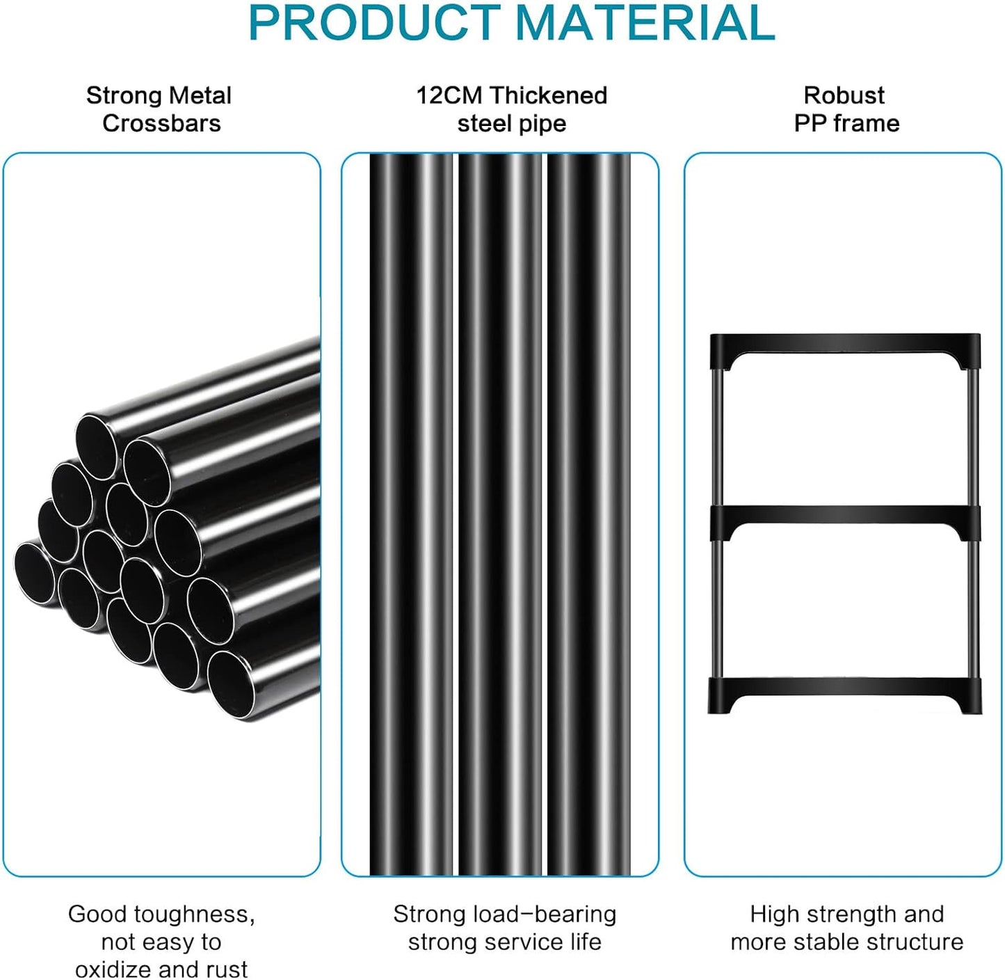 OLYREO Closet 3 Closet Stackable Small Shoe Rack for Tier, Sturdy Shoe Rack Organizer for Front Door Entrance