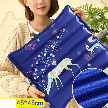 Cooling Mat, Water Cooling Seat Cushion, Soft Ice Pillow for Office Chair & Car Seat, 45*45cm, Children, Student