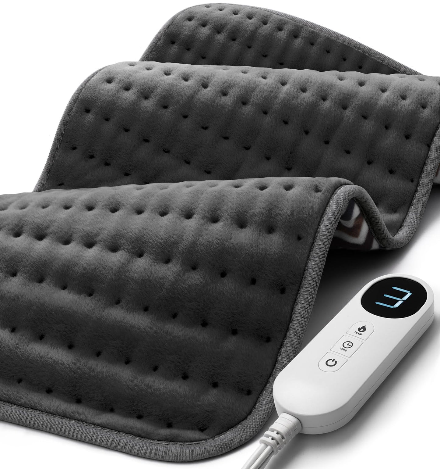 Heating Pad for Back Pain Relief, Gifts for Women, Mom, Men, Dad, Valentines Day, Mothers Day, Christmas, Heat Pads for Cramps, Shoulder, Waist, Abdomen, XL 12"x24" Heat Pad Machine Washable