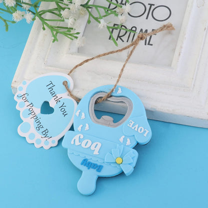 Yuokwer 24 24) pcs Baby Boy Bottle Opener Baby Shower Favor for Guest, Boy Baby Shower Party