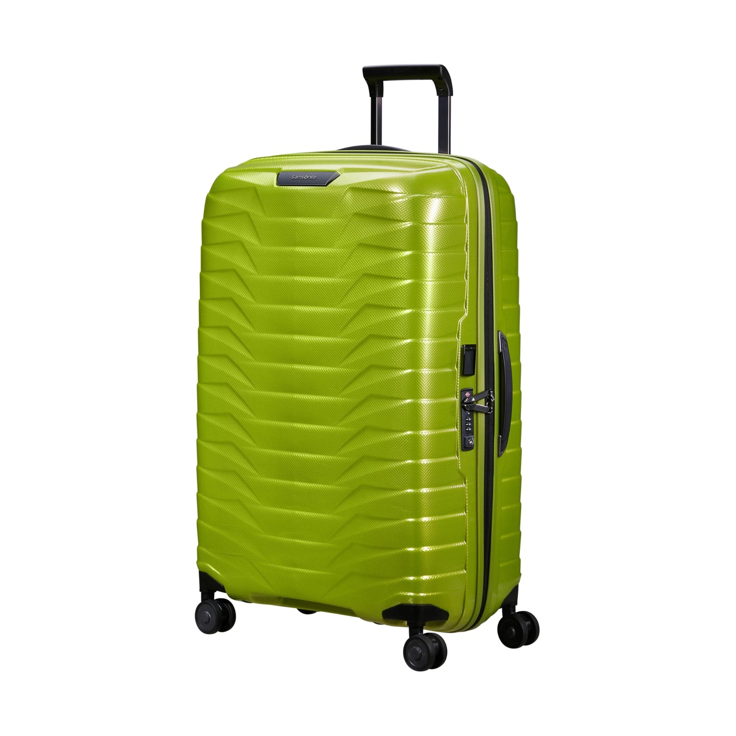 Samsonite Proxis Large Hardside Luggage with Dual Spinner Wheels - Innovative Roxkin™ Lightweight Shell With Ultimate Durability- Includes TSA Lock, Ergonomic Telescoping Handle - Lime