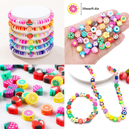 BBita 1600PCS Softball Sports Ball Polymer Clay Beads Charms for Friendship Bracelets Making Kit Cute Fun Beads DIY Arts Crafts Birthday Gifts for Kids Girls Softball Bead