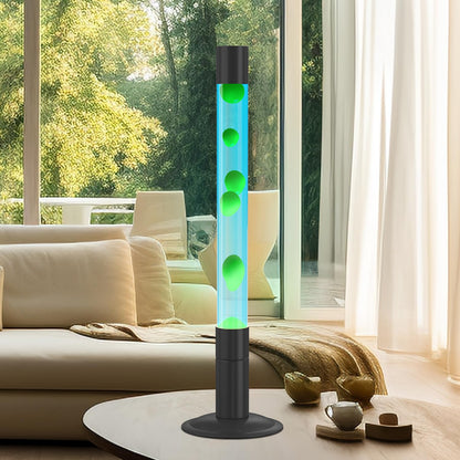 LKUA 30-Inch Relaxing Liquid Motion Lamps,Magma Lamps, Home Decor Living Room Office Bedroom Lamp for Adults (Blue Water Green Wax)