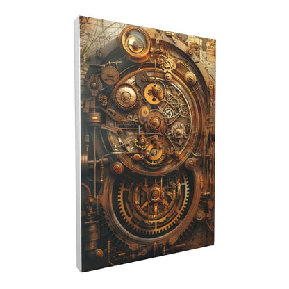 MA6GE8DE Canvas Hanging Picture Wall Art Steampunk Gear,Home Room Decor Garage Accessory,Living Room,Man Cave,Garage Decoration Prints Poster,Enchanting Steampunk Gear Art Paintings Canvas 12x18 inch