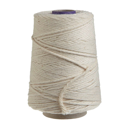 Regency Wraps Butchers Cooking Twine, Heavy Duty, 500 ft,16 Ply, 2.4mm, Food-Safe Cotton Kitchen String for Turkey Trussing, Meat Prep, Crafting, Natural, Pack of 2