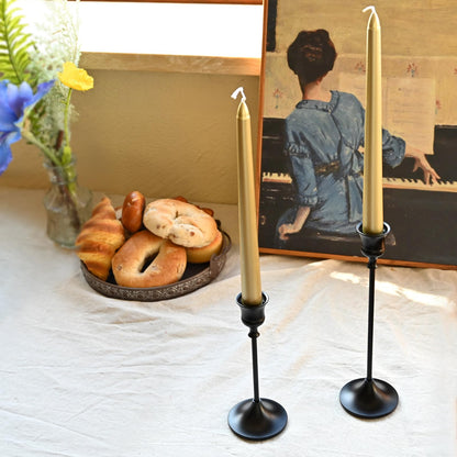 Candlestick Holders Black, 12 Packs Taper Candle Holder for Candlesticks, Candle Sticks Holder Decor for Home Decor