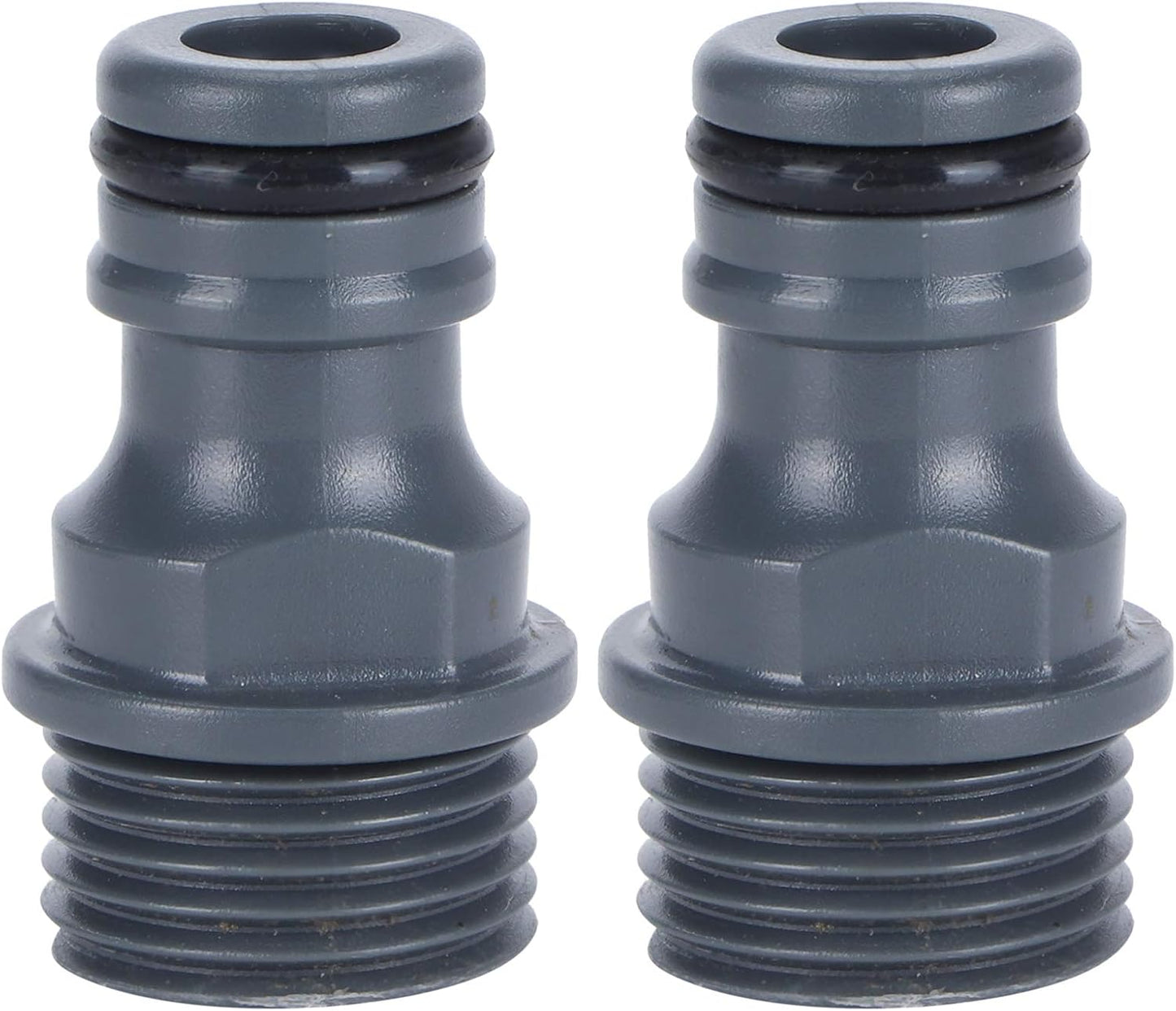 Zerodis 2Pcs Parts Connectors, Thread Telescopic Quick Connector Nipple for Garden Hose Tap Adapter