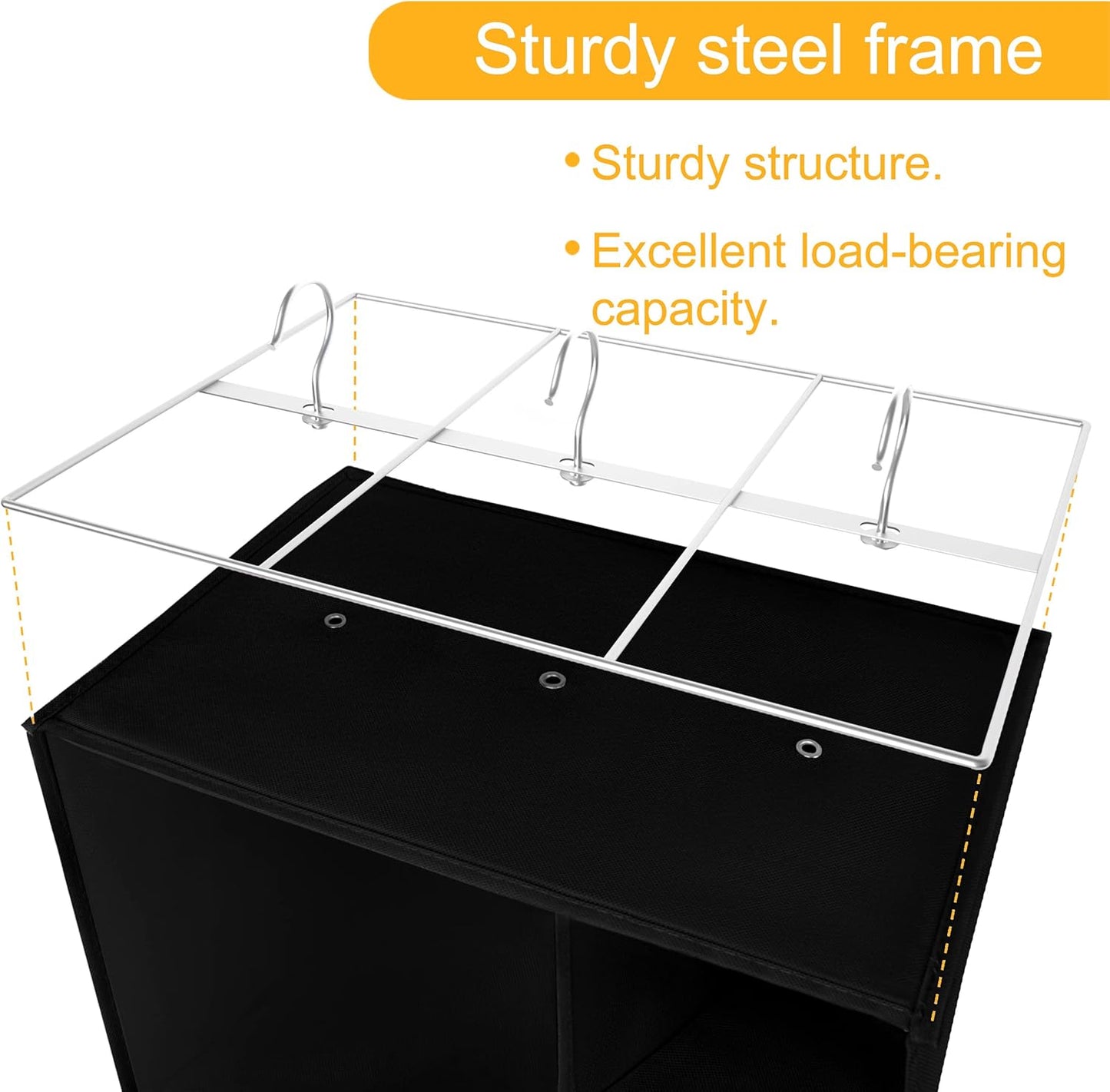 Libeder Closet, 15 Closet 10 5 6 Shoe Organizer for Shelf Hanging Storage Shelves - Shoe Rack Organizer and Compartment