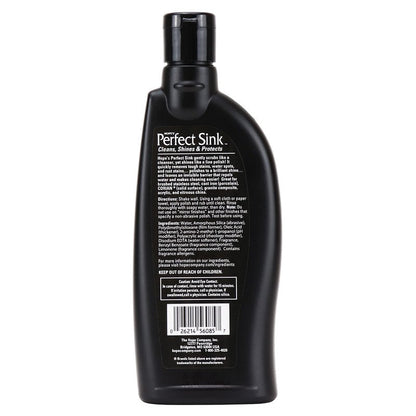 HOPE'S Perfect Sink Cleaner and Polish, Restorative, Water-Repellant, Removes Stains, Ideal for Brushed Stainless Steel, Cast Iron, Porcelain, Corian, Composite, Acrylic, 8.5 oz 2 Pack