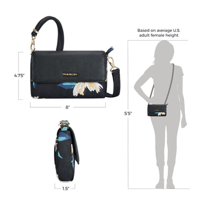 Travelon Addison-Anti-Theft-Convertible Crossbody/Belt Bag