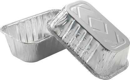30 Pack 1Lb Mini Loaf Pans, Heavy Duty Disposable Aluminum Foil Bread Tins, Standard Size - 6" X 3.5" X 2.5"