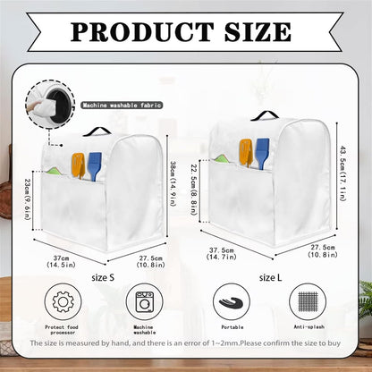 Upetstory Chicken Rooster Kitchen Aid Mixer Cover with Pockets, Compatible with 4.5-5 Quart Kitchen Mixers, Toaster