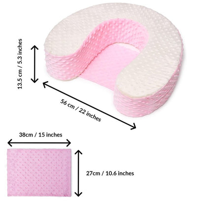 ODOXIA Baby Sit Up Pillow | Baby Pillow for Sitting Up | Comfortable Infant Seat for Early Sitting & Playtime | Soft & Stable Seat with Ring