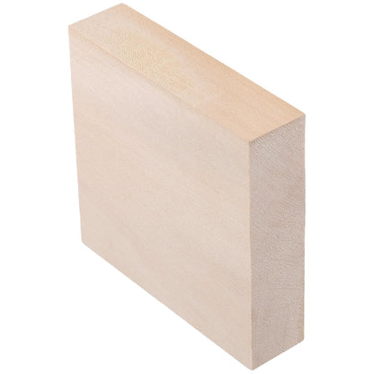 KOHAND 20 PCS 4 x 4 x 1 Inches Basswood Blocks, Unfinished Wood Blocks, Square Wood Carving Whittling Blocks for Craft, DIY