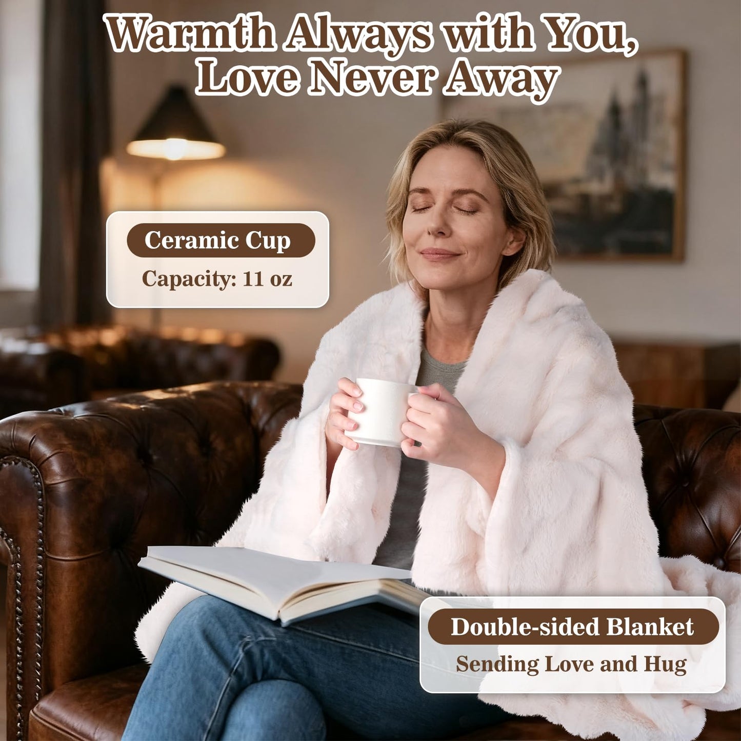 Get Well Soon Gift Basket for Women, Chemo Care Package for Women After Surgery, Thinking of You Sympathy Gift Basket, Spa Gift Set for Her, Hug in a Box with Blanket, Mug, Teddy Bear, Aromatherapy