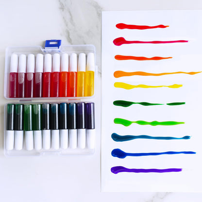 Winlyn 24 Sets Hot Air Balloon Suncatchers Decorations DIY Window Paint Art Craft Kits Rainbow Hot Air Balloon Painting Kit for Kids Classroom Activities Birthday Summer Camping Party Art Project