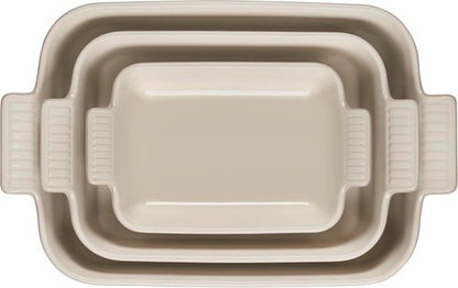 Le Creuset Stoneware Baking Dish Set - 3-Piece Rectangular Set in Riviera Color