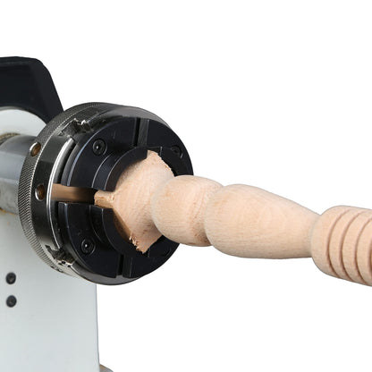 VINWOX 4INCH 4-Jaw Self-Centering Wood Lathe Chuck, 2" Round Jaw Mounted, 1"x8TPI thread & 3/4"x16TPI Adapter, T Allen Wrench, Screw Chuck, SCR4-4, Nickle electric Coating Body