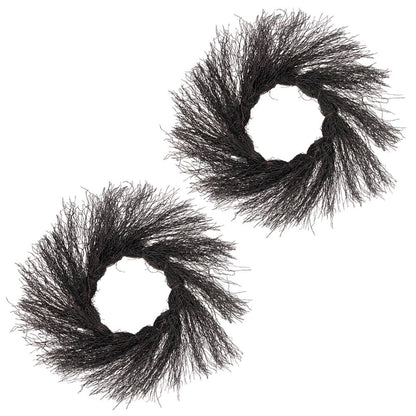 Doulewin 2PCS 16 inch Artificial Plastic Sun Vine Wreath Base Craftsmanship, Rustic Plain Twig Wreath Making Supplies Base for Decor