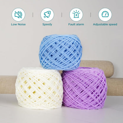 Yarn Winder, Electric Yarn Ball Winder Pro, 10oz Large Automatic Yarn Winder for Crocheting,Strong Tension Stepless Speed Yarn Cake Winder, Yarn Spinner for Crochet Lovers